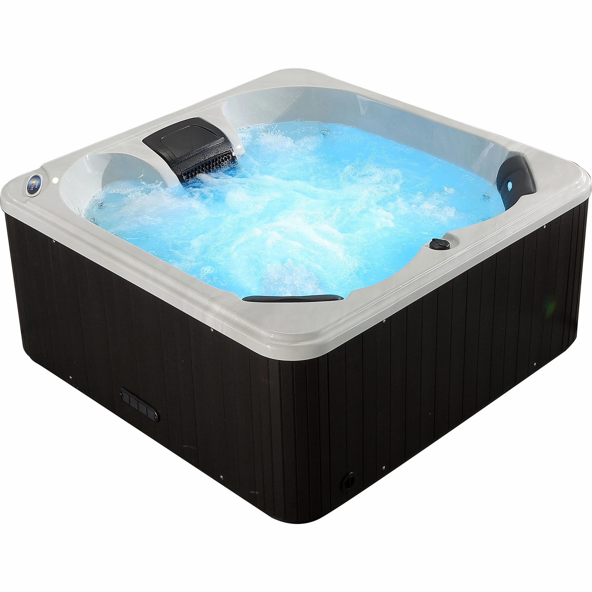 106001-X9 Spa extérieur Mallorca Édition Noire 4-5 personnes | 26 jets de massage inox | Balboa & LX | 160 × 160 cm – Image 1