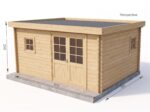 Studio de jardin Nantua 20m² bois Douglas 55mm – Image 5