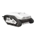 Robot tondeuse intelligent télécommandé pour vergers, champs et pentes – Tondeuse compacte alimentée par batterie lithium-ion