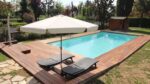 Piscine bois rectangulaire Lenny avec plage et escalier – Image 2