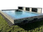 Kit piscine complet rectangle – auto construction - 7,00 x 3,50 / Argent – Image 3