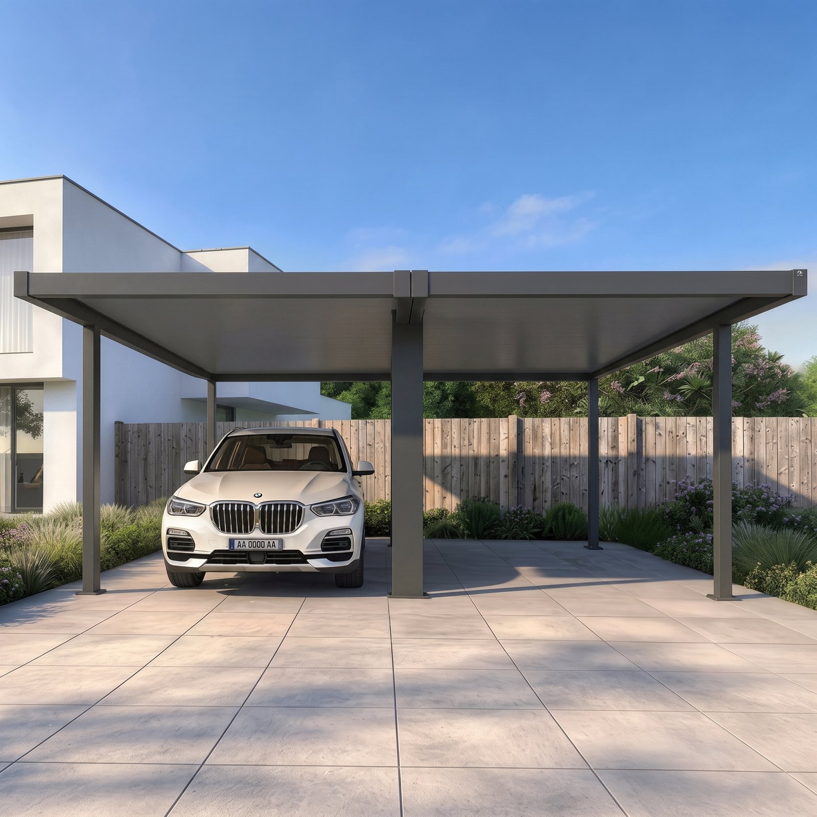 Same_image_4k_image_2K_202607131947 Mirador 111S Abri de voiture double 6x5m – Image 1