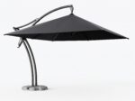 Pininfarina Parasol luxe déporté 3 x 3 m gris