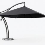Pininfarina Parasol luxe déporté 3 x 3 m gris