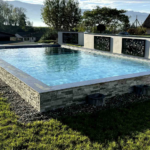 Kit piscine complet rectangle – auto construction - 8,00 x 4,00 / Bronze