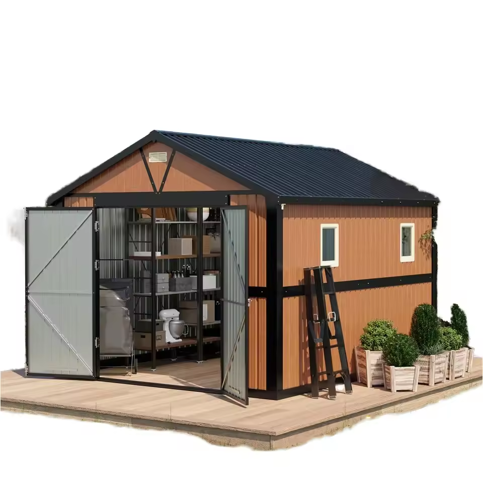 download - 2026-07-14T183939.253 Abri de jardin extérieur de grande taille avec fenêtres verrouillables – idéal pour le jardin, la cour, la terrasse ou comme poulailler. – Image 1