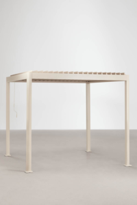 Pergola Bioclimatique En Aluminium Avec Lames Druvia Sklum Tapioca – Image 10