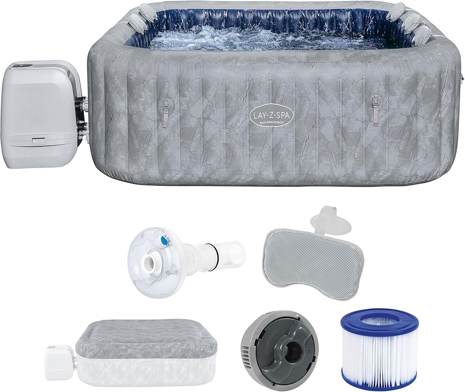 download - 2026-07-16T120512.825 Spa gonflable Bestway Lay-Z-Spa San Francisco HydroJet Pro EnergySense – Image 1