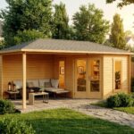 Chalet de jardin Lautrec Alpholz 6.1x3.1m dim. ext. imprégné